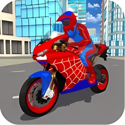 Hero Stunt Spider Bike Simulator 3d 2