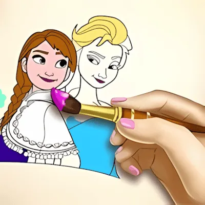 Ice Kingdom Coloring Book