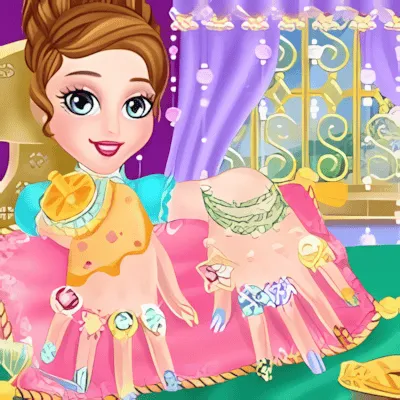 Ice Princess Nail Design