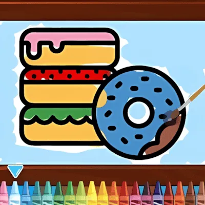 Kids Coloring Bakery