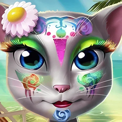 Kitty Beach Makeup