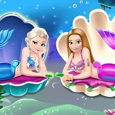 Mermaid Princesses Dress up H5