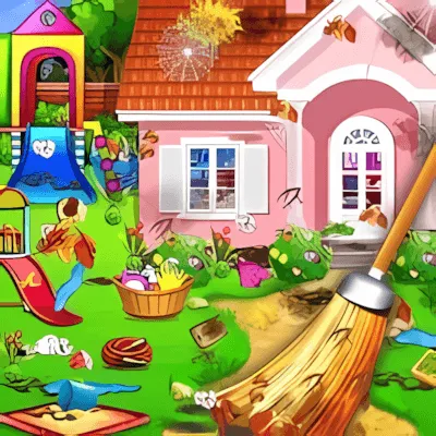 Sweet Home Cleaning : Princess House Cleanup Game