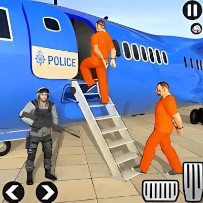 US Police Prisoner Transport