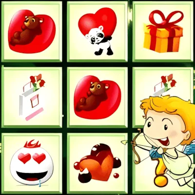 Valentines Cards Match
